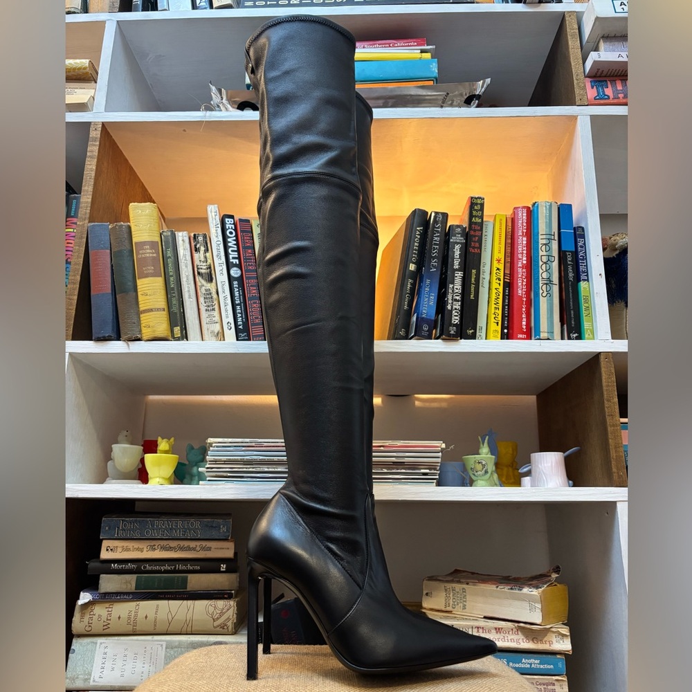 Tom ford T Screw Over-the-knee leather boots